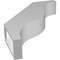 Ekena Millwork 3-in. W x 14-in. D x 18-in. H Funston Architectural Grade PVC Knee Brace BRCP03X14X18FST - alternate 2